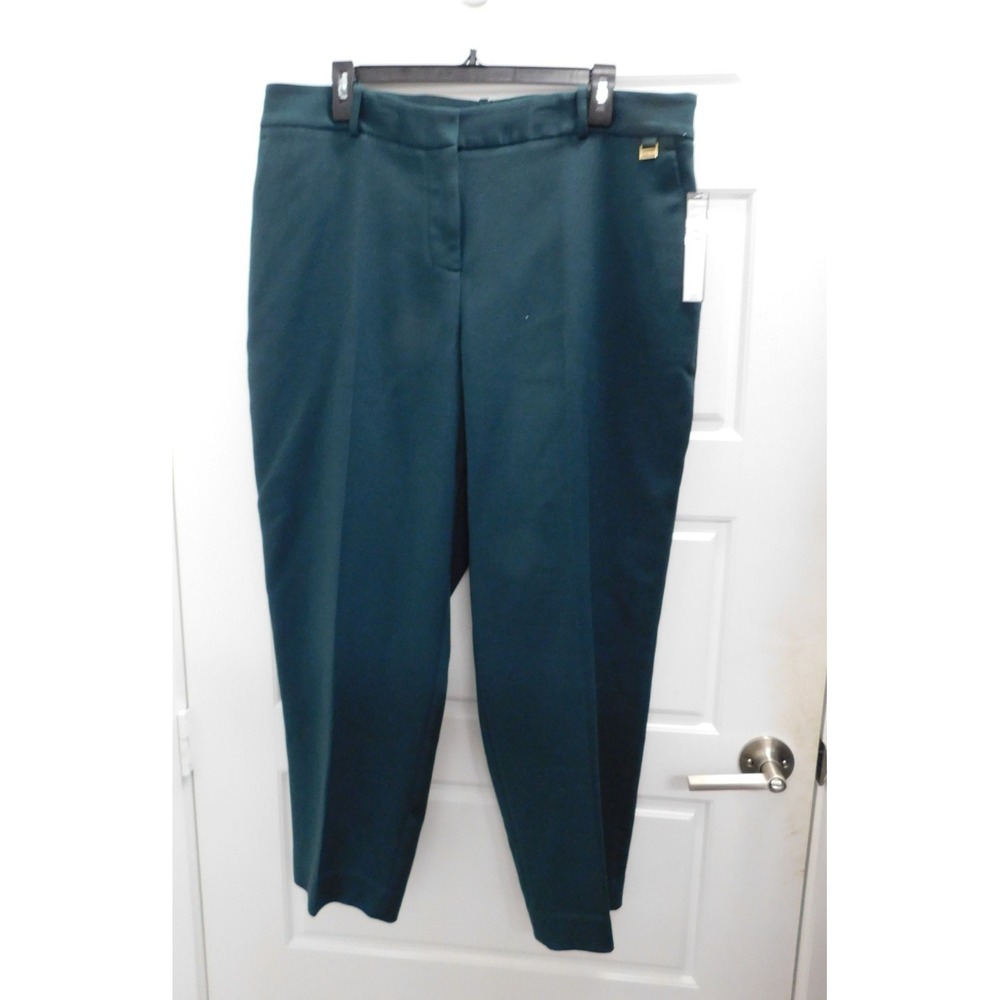 New Tahari‎ Hunter Green Pants $99rt sz 14W